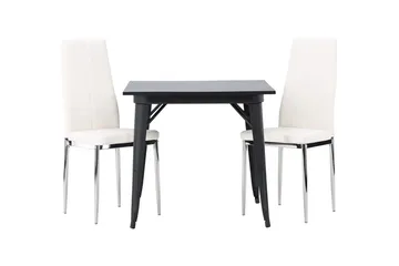 Tempe Matbord 80 cm med 2 Pastill Matstol - Möbler - Matplats - Matgrupp & matbord med stolar