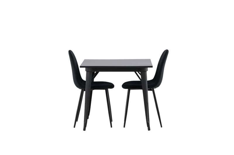 Tempe Matbord 80 cm med 2 Polar Köksstol - Möbler - Matplats - Matgrupp & matbord med stolar
