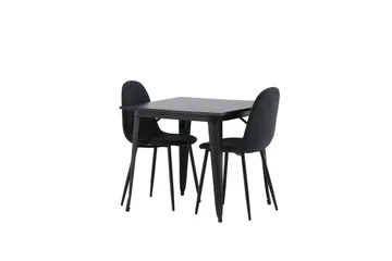 Tempe Matbord 80 cm med 2 Polar Matstol - Möbler - Matplats - Matgrupp & matbord med stolar