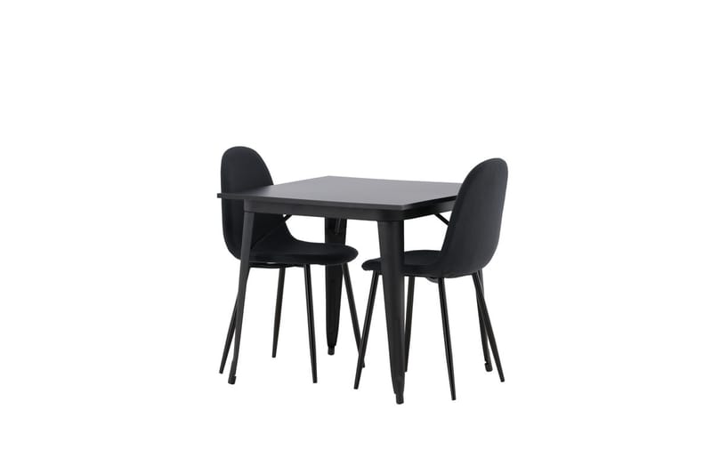 Tempe Matbord 80 cm med 2 Polar Matstol - Möbler - Matplats - Matgrupp & matbord med stolar