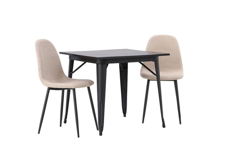 Tempe Matbord 80 cm med 2 Polar Matstol - Möbler - Matplats - Matgrupp & matbord med stolar