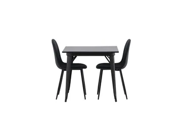 Tempe Matbord 80 cm med 2 Polar Matstol - Möbler - Matplats - Matgrupp & matbord med stolar