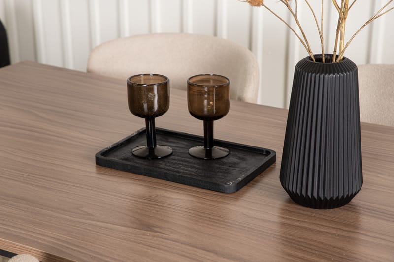 Tempe Matgrupp 140 cm Rektangulär med 4 Modesto stolar - Beige - Möbler - Matplats - Matgrupp & matbord med stolar