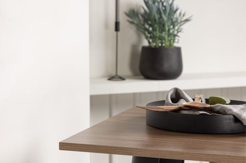 Tempe Matgrupp 60 cm Rektangulär med 2 Adesto stolar - Svart - Möbler - Matplats - Matgrupp & matbord med stolar