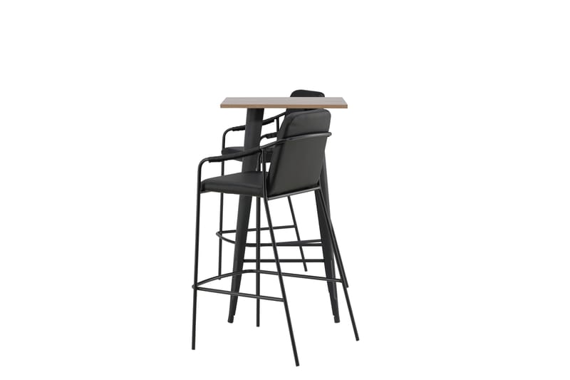 Tempe Matgrupp 60 cm Rektangulär med 2 Bella stolar - Svart - Möbler - Matplats - Matgrupp & matbord med stolar