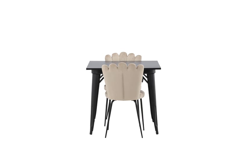 Tempe Matgrupp 80 cm Rektangulär med 2 Limhamn stolar - Beige - Möbler - Matplats - Matgrupp & matbord med stolar