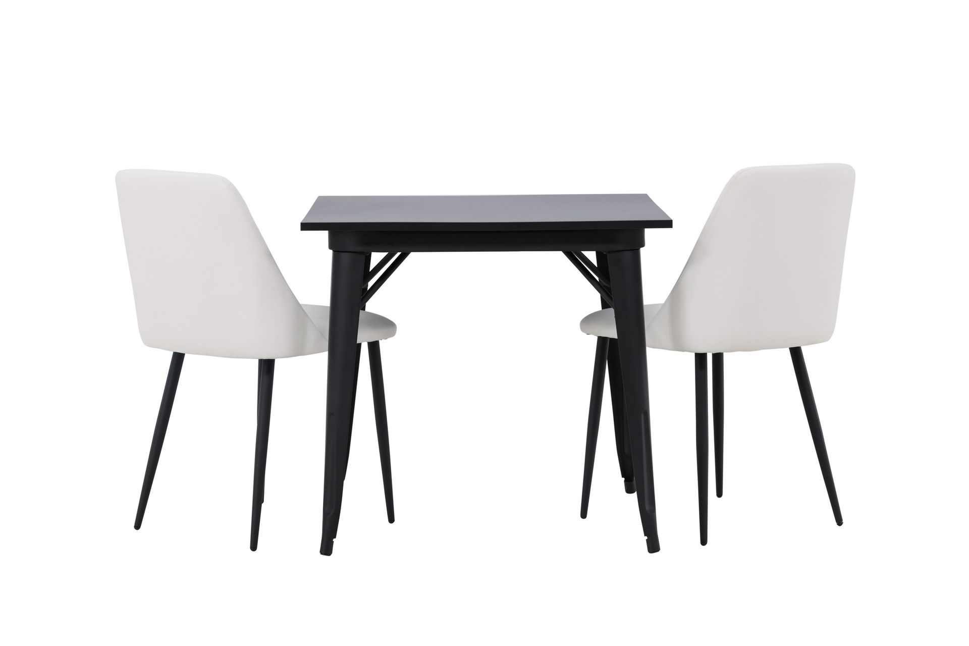 Tempe Matgrupp 80 cm Rektangulär med 2 Night stolar - Svart - Möbler - Matplats - Matgrupp & matbord med stolar