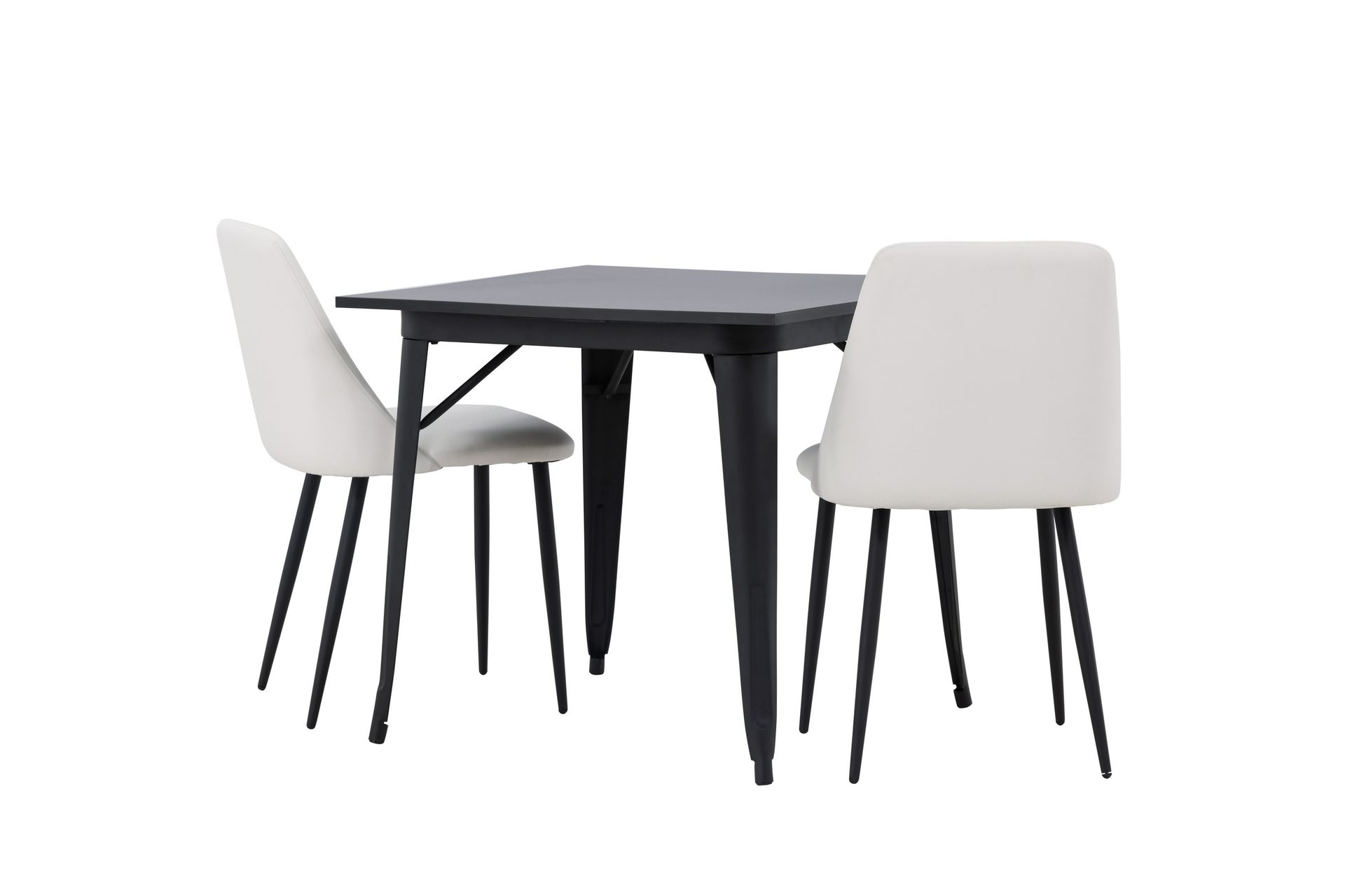 Tempe Matgrupp 80 cm Rektangulär med 2 Night stolar - Svart - Möbler - Matplats - Matgrupp & matbord med stolar