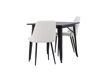 Tempe Matgrupp 80 cm Rektangulär med 2 Night stolar - Svart - Möbler - Matplats - Matgrupp & matbord med stolar