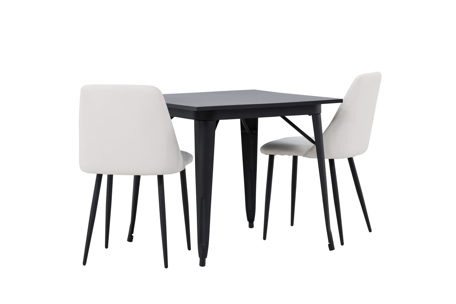 Tempe Matgrupp 80 cm Rektangulär med 2 Night stolar - Svart - Möbler - Matplats - Matgrupp & matbord med stolar