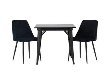 Tempe Matgrupp 80 cm Rektangulär med 2 Night stolar
