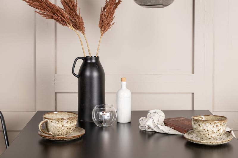 Tempe Matgrupp  80 cm Rektangulär med 2 Tempe stolar - Mörkgrå - Möbler - Matplats - Matgrupp & matbord med stolar