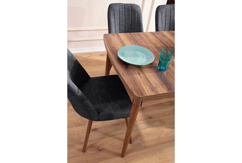 Teral Matgrupp Förlängningsbar 130-170 cm med 4 Stolar - Möbler - Matplats - Matgrupp & matbord med stolar