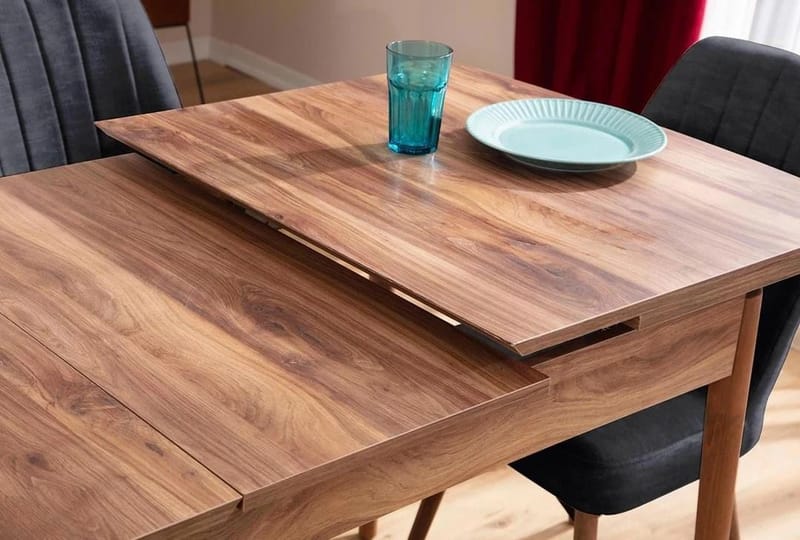 Teral Matgrupp Förlängningsbar 130-170 cm med 4 Stolar - Möbler - Matplats - Matgrupp & matbord med stolar