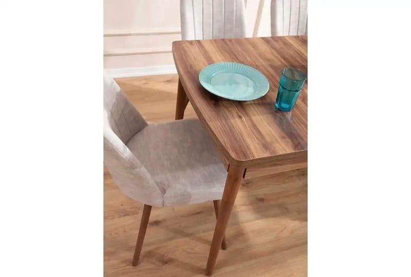 Teral Matgrupp Förlängningsbar 130-170 cm med 4 Stolar - Möbler - Matplats - Matgrupp & matbord med stolar