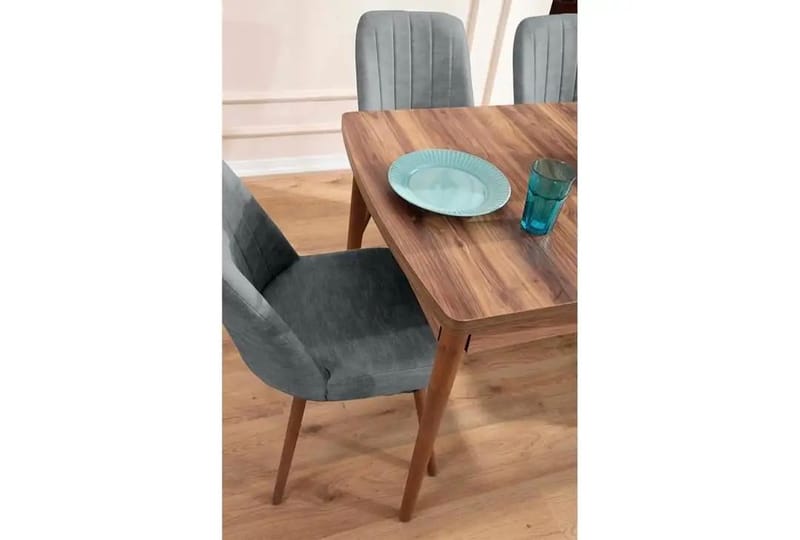 Teral Matgrupp Förlängningsbar 130-170 cm med 4 Stolar - Möbler - Matplats - Matgrupp & matbord med stolar
