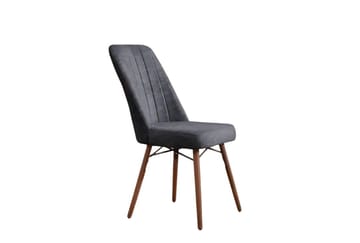 Teral Matgrupp Förlängningsbar 130-170 cm med 6 Stolar - Antracit - Möbler - Matplats - Matgrupp & matbord med stolar
