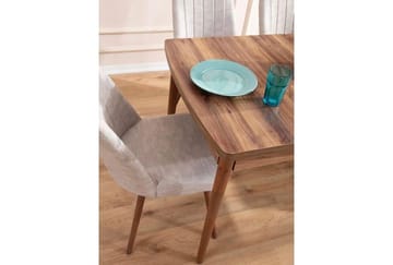 Teral Matgrupp Förlängningsbar 130-170 cm med 6 Stolar - Möbler - Matplats - Matgrupp & matbord med stolar