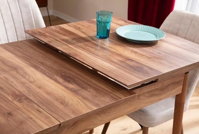 Teral Matgrupp Förlängningsbar 130-170 cm med 6 Stolar - Möbler - Matplats - Matgrupp & matbord med stolar