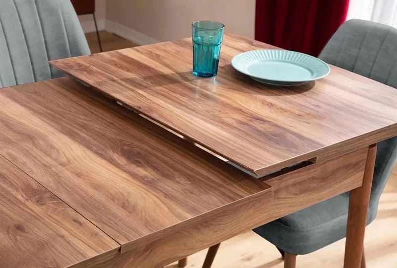 Teral Matgrupp Förlängningsbar 130-170 cm med 6 Stolar - Möbler - Matplats - Matgrupp & matbord med stolar