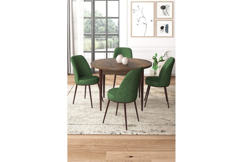 Tor Matgrupp 4-sits - Brun/Beige - Möbler - Matplats - Matgrupp & matbord med stolar