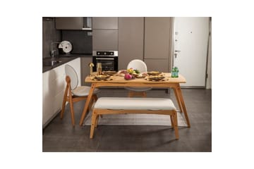 Touch Matgrupp 160 cm Rektangulär - Natur - Möbler - Matplats - Matgrupp & matbord med stolar