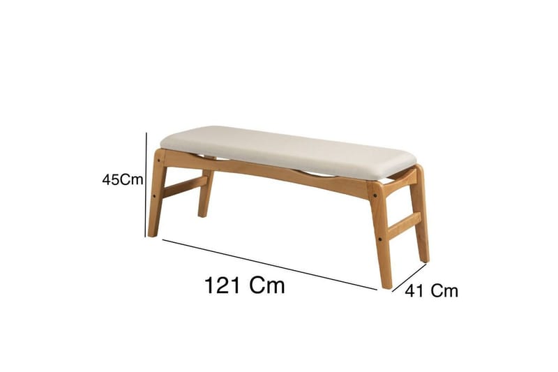 Touch Matgrupp 160 cm Rektangulär - Natur - Möbler - Matplats - Matgrupp & matbord med stolar