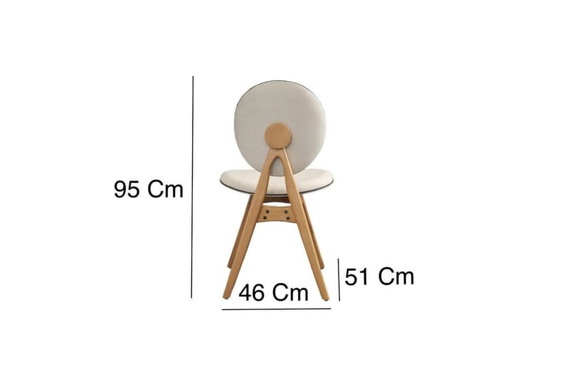 Touch Matgrupp 160 cm Rektangulär - Natur - Möbler - Matplats - Matgrupp & matbord med stolar