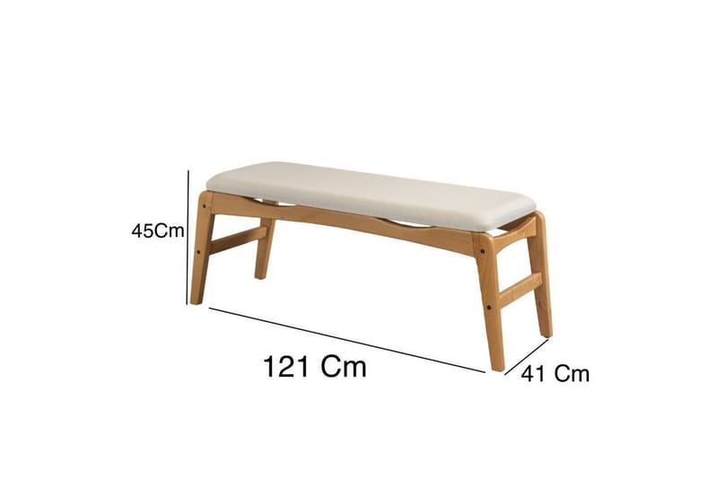 Touch Matgrupp 160 cm Rektangulär - Natur - Möbler - Matplats - Matgrupp & matbord med stolar