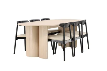 Tyresö Oval Matbord med 6 Ven Matstol - Möbler - Matplats - Matgrupp & matbord med stolar