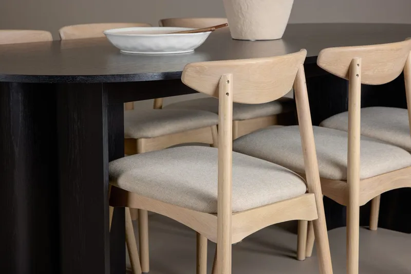 Tyresö Oval Matbord med 6 Ven Matstol - Möbler - Matplats - Matgrupp & matbord med stolar