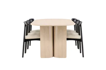 Tyresö Oval Matbord med 6 Ven Matstol - Möbler - Matplats - Matgrupp & matbord med stolar