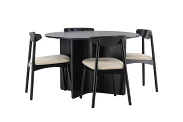 Tyresö Round Matbord med 4 Ven Matstol - Möbler - Matplats - Matgrupp & matbord med stolar