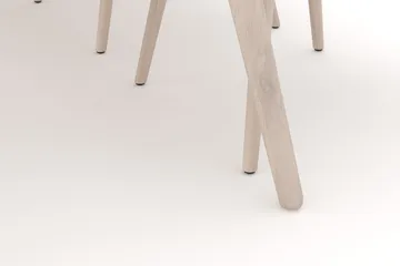 Tyrö Matgrupp 190 cm med 6 st Tyrö Karmstolar - Vitlaserad ek - Möbler - Matplats - Matgrupp & matbord med stolar