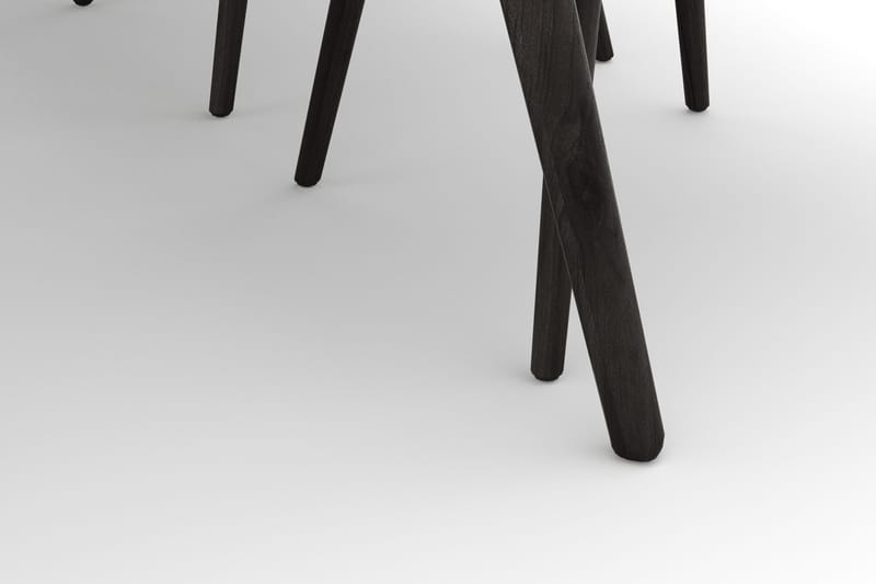 Tyrö Matgrupp med 6 st Tyrö Karmstolar - Smoked Oak/Smoked Oak - Möbler - Matplats - Matgrupp & matbord med stolar