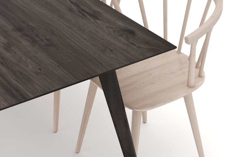 Tyrö Matgrupp med 6 st Tyrö Karmstolar - Smoked Oak/Whitewash - Möbler - Matplats - Matgrupp & matbord med stolar