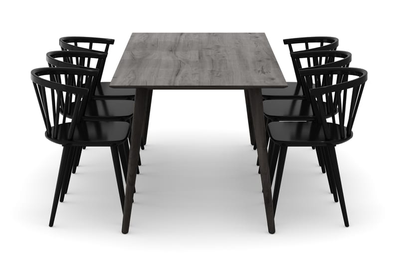 Tyrö Matgrupp med 6 st Tyrö Karmstolar - Möbler - Matplats - Matgrupp & matbord med stolar