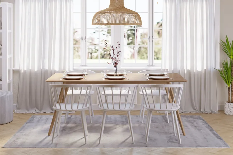 Tyrö Matgrupp med 6 st Tyrö Karmstolar - Möbler - Matplats - Matgrupp & matbord med stolar