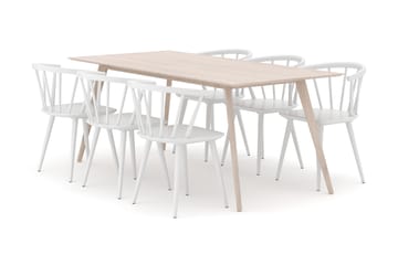 Tyrö Matgrupp med 6 st Tyrö Karmstolar