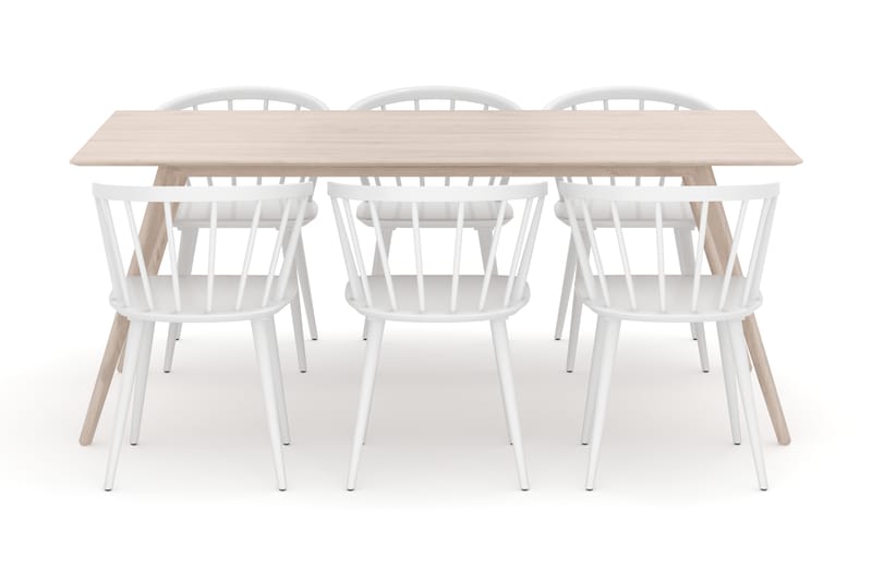 Tyrö Matgrupp med 6 st Tyrö Karmstolar - Möbler - Matplats - Matgrupp & matbord med stolar