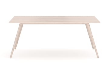 Tyrö Rektangulär Matbord & köksbord 190x90 cm Askträ - Whitewash - Möbler - Matplats - Matbord & köksbord
