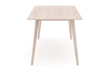Tyrö Rektangulär Matbord & köksbord 190x90 cm Askträ - Whitewash - Möbler - Matplats - Matbord & köksbord