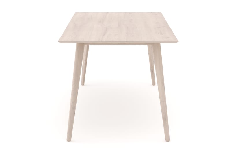 Tyrö Rektangulär Matbord & köksbord 190x90 cm Askträ - Whitewash - Möbler - Matplats - Matbord & köksbord