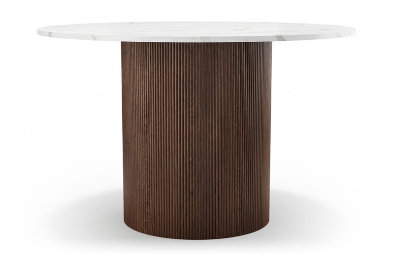 Uppveda Matbord 120 cm Rund - Brun - Möbler - Matplats - Matbord & köksbord