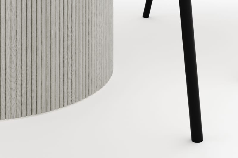 Uppveda Matbord 120 cm Rund med 4 Berit Stolar - Vit - Möbler - Matplats - Matgrupp & matbord med stolar
