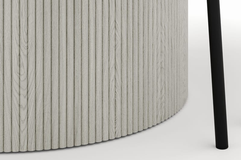 Uppveda Matbord 120 cm Rund med 4 Gemmiano Stolar - Vit - Möbler - Matplats - Matgrupp & matbord med stolar