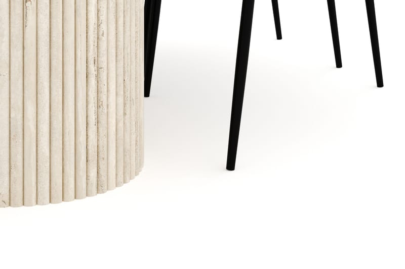 Uppveda Matgrupp 180 cm Oval med 4 Ayana Matstolar - Travetin - Möbler - Matplats - Matgrupp & matbord med stolar