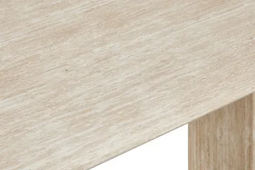 Uppveda Ovalt Matbord 180x90 cm Travertin Utseende - Beige - Möbler - Matplats - Matbord & köksbord