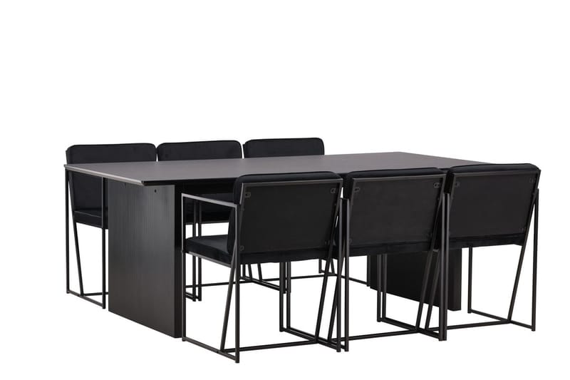 Vail Matbord 200 cm med 6 Richmond Matstol - Möbler - Matplats - Matgrupp & matbord med stolar