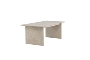 Vail Stort Rektangulärt Matbord 200 cm med Trä- och Ekutseende - Beige - Möbler - Matplats - Matbord & köksbord